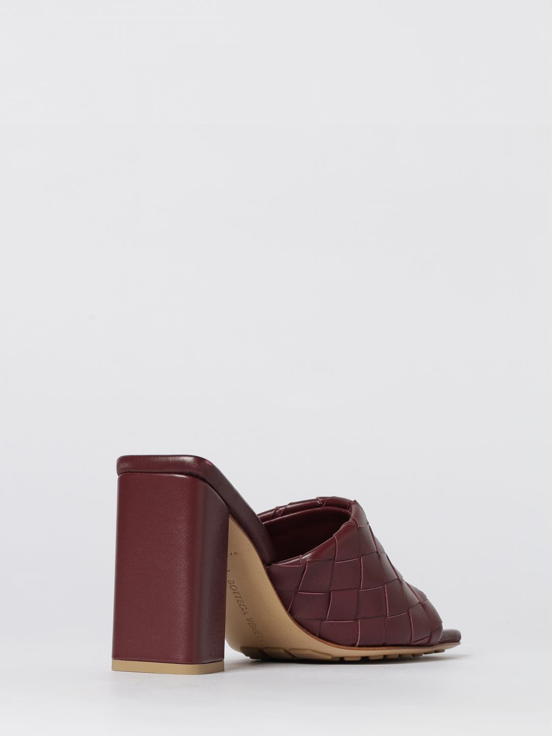 Bottega Veneta Bottega Veneta Heeled Sandal Woman Burgundy Size US 9.5 / IT 39.5 - 3 Thumbnail