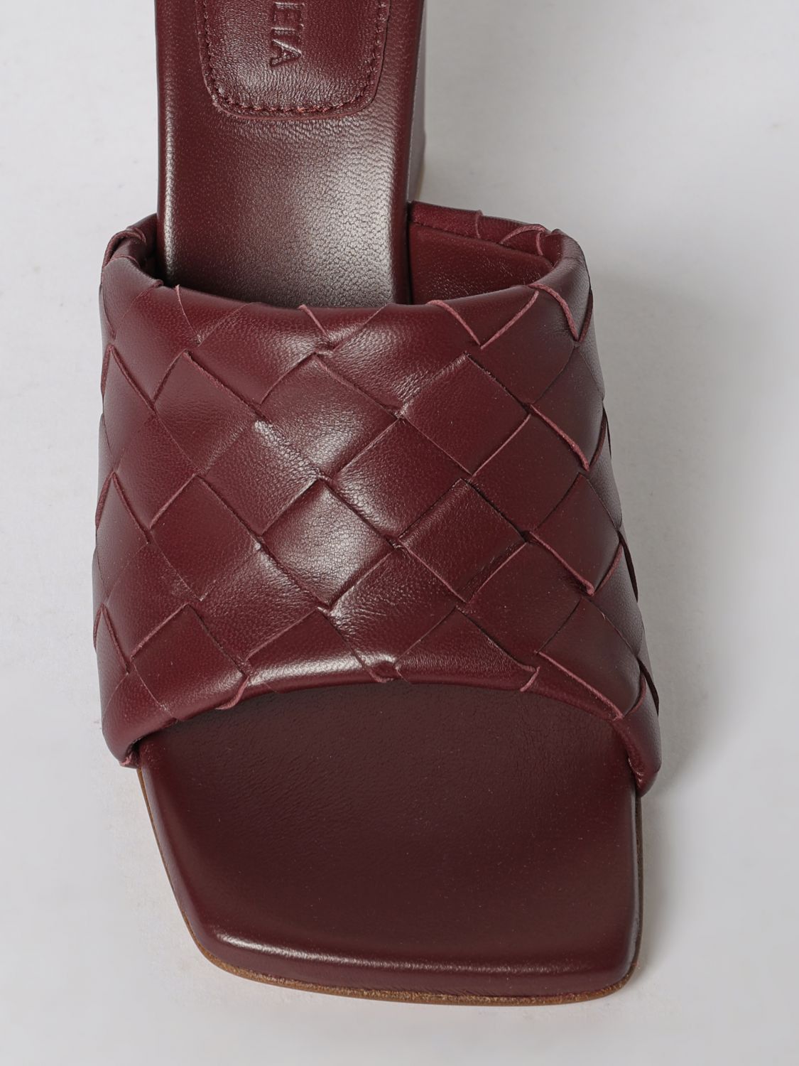 Bottega Veneta Bottega Veneta Heeled Sandal Woman Burgundy Size US 9.5 / IT 39.5 - 4 Thumbnail
