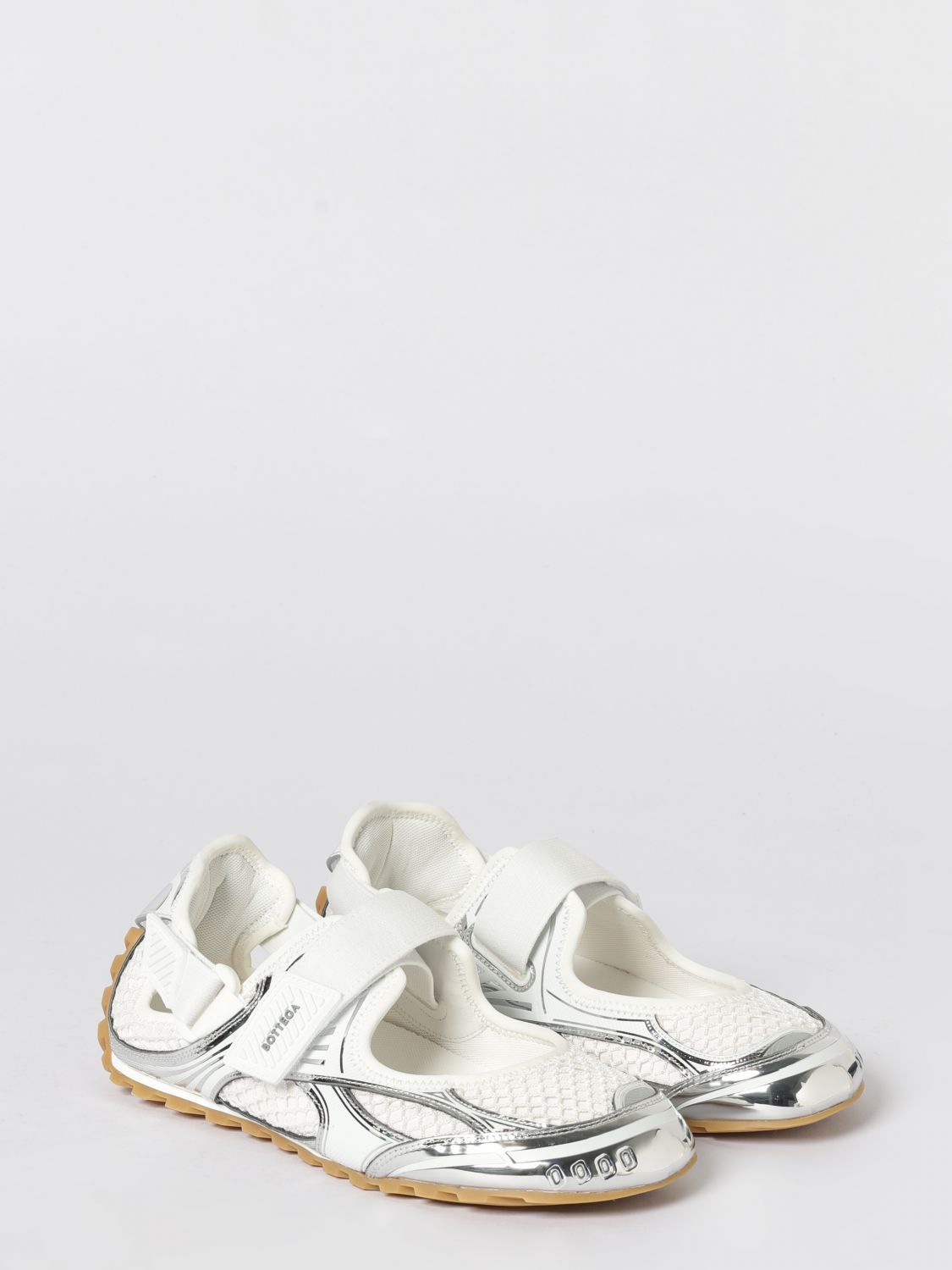 Bottega Veneta Bottega Veneta Sneakers Woman Silver Size US 6 / IT 36 - 2 Thumbnail