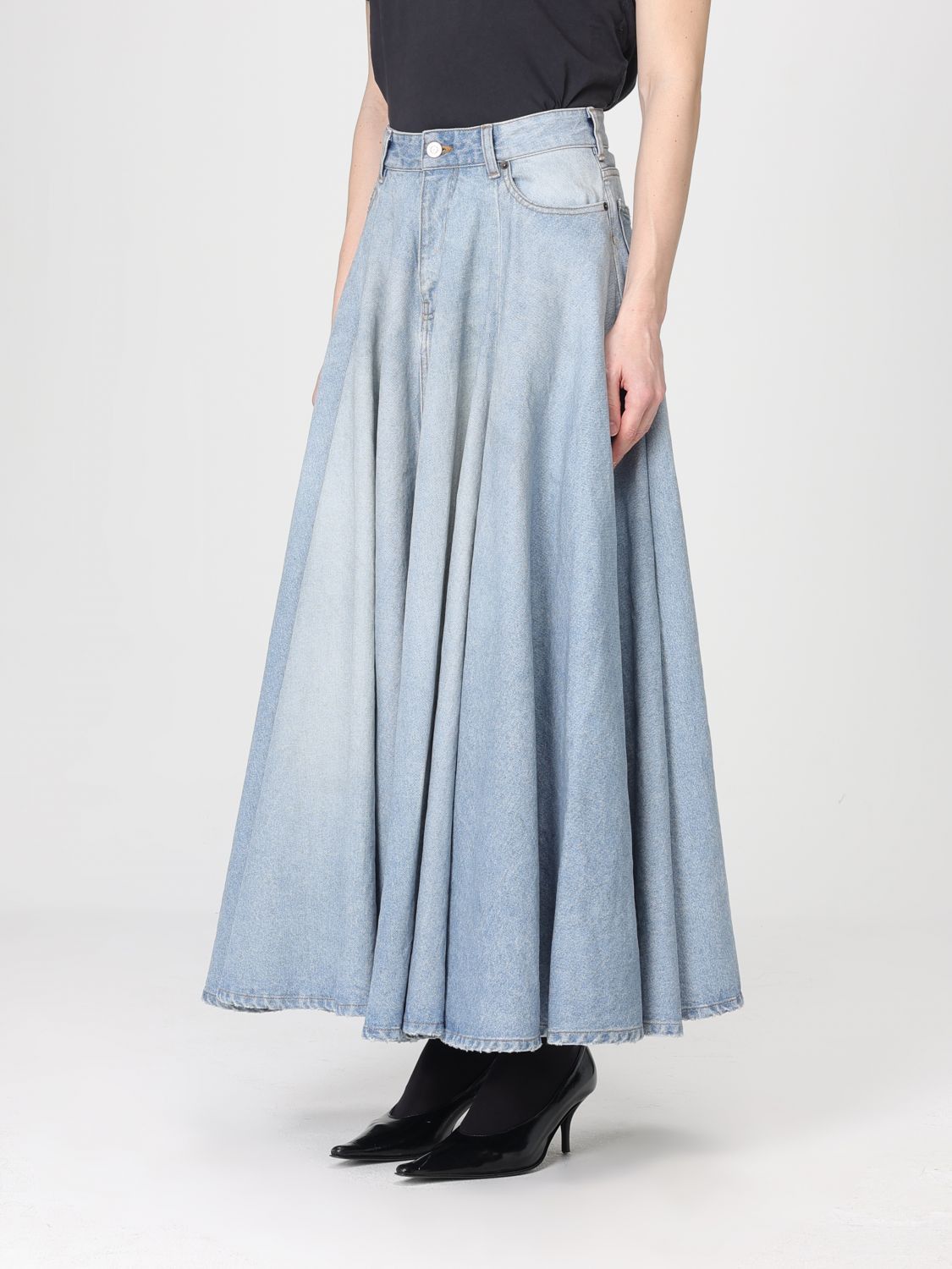 Balenciaga Balenciaga Skirt Woman Blue Size 27" / US 4 / IT 40 - 4 Thumbnail