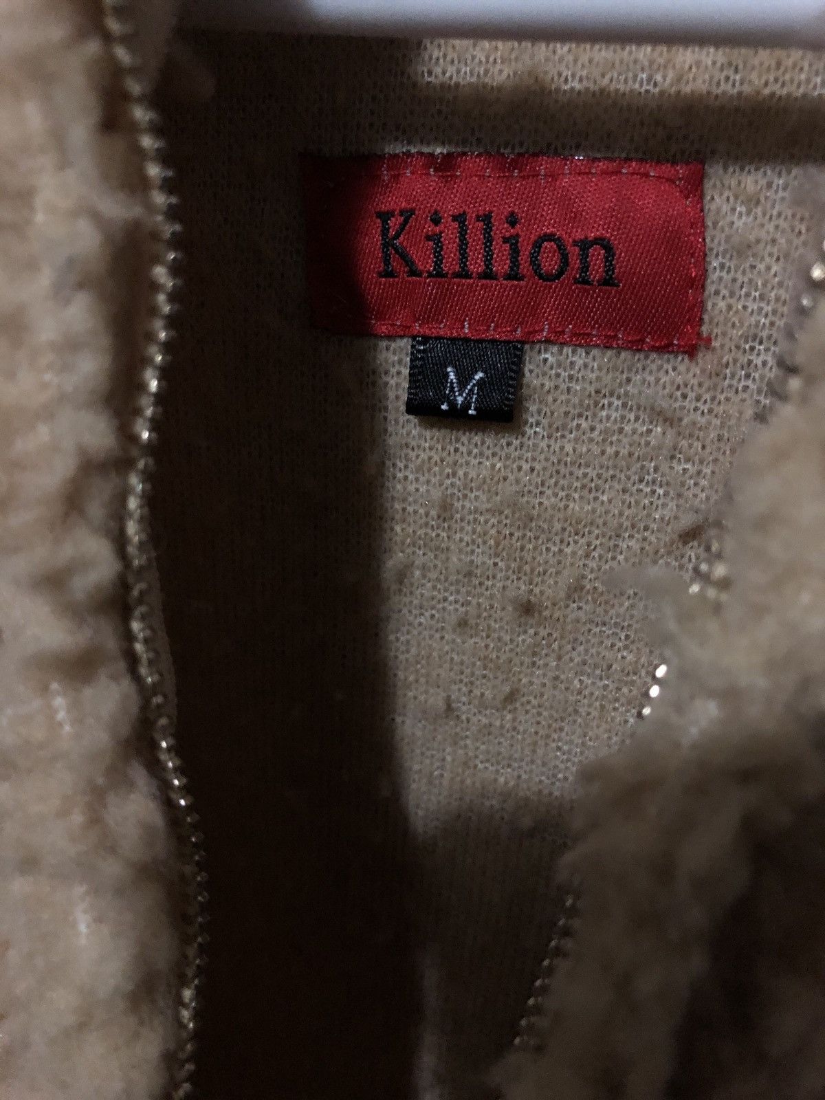 Killion Sherpa Half-Zip Pullover Hoody-Ivory Size US M / EU 48-50 / 2 - 2 Preview