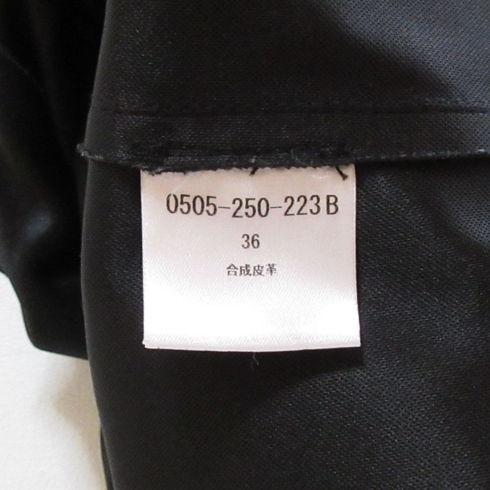 Other Other Sov. Double Standard Clothing Faux Leather Collarless Jacket Plastic / Synthetic Outerwear DUTY FREE for USA Size ONE SIZE - 12 Thumbnail