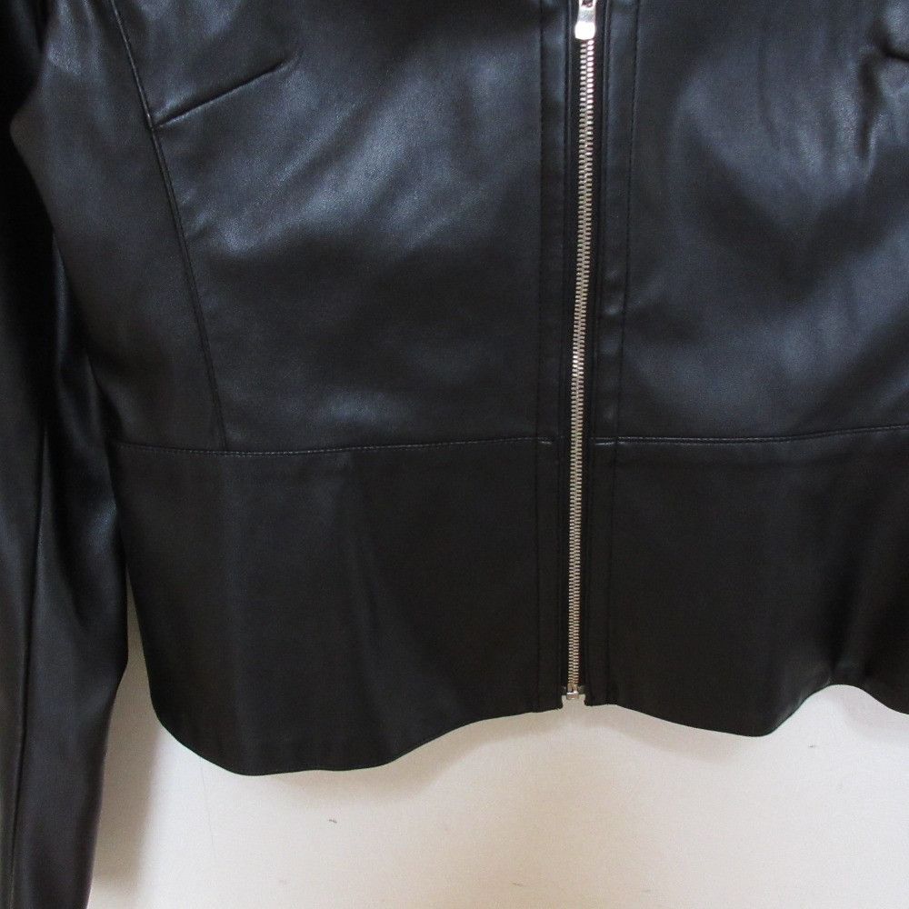 Other Other Sov. Double Standard Clothing Faux Leather Collarless Jacket Plastic / Synthetic Outerwear DUTY FREE for USA Size ONE SIZE - 4 Thumbnail