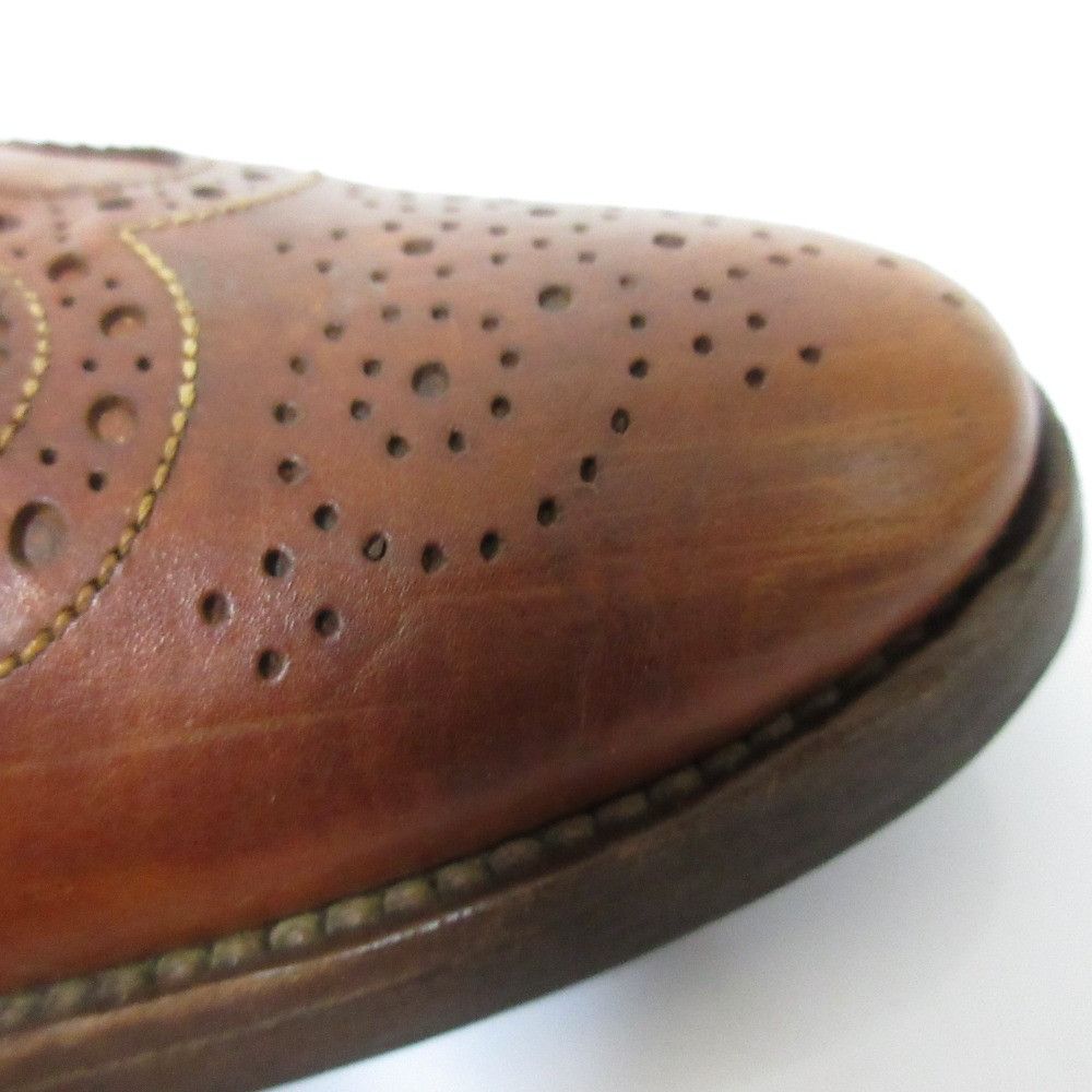 Other Other Santoni Wingtip Leather Lace-up Shoes Leather Shoes 6434 DUTY FREE for USA Size ONE SIZE - 8 Thumbnail