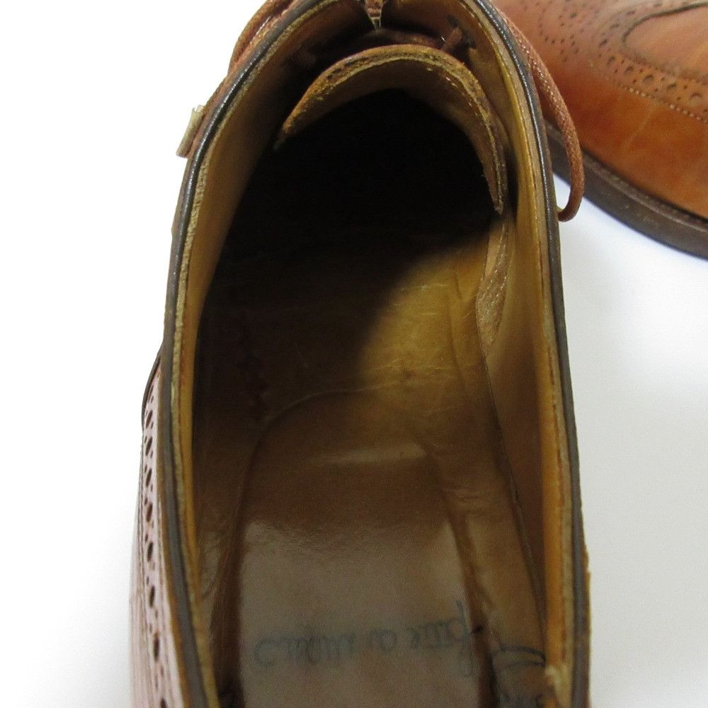Other Other Santoni Wingtip Leather Lace-up Shoes Leather Shoes 6434 DUTY FREE for USA Size ONE SIZE - 10 Thumbnail