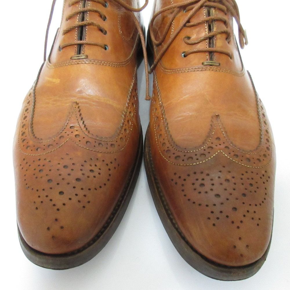Other Other Santoni Wingtip Leather Lace-up Shoes Leather Shoes 6434 DUTY FREE for USA Size ONE SIZE - 2 Thumbnail