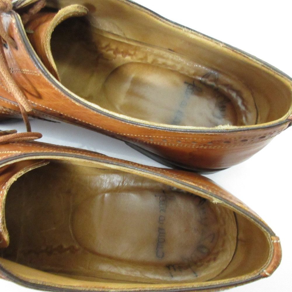 Other Other Santoni Wingtip Leather Lace-up Shoes Leather Shoes 6434 DUTY FREE for USA Size ONE SIZE - 6 Thumbnail