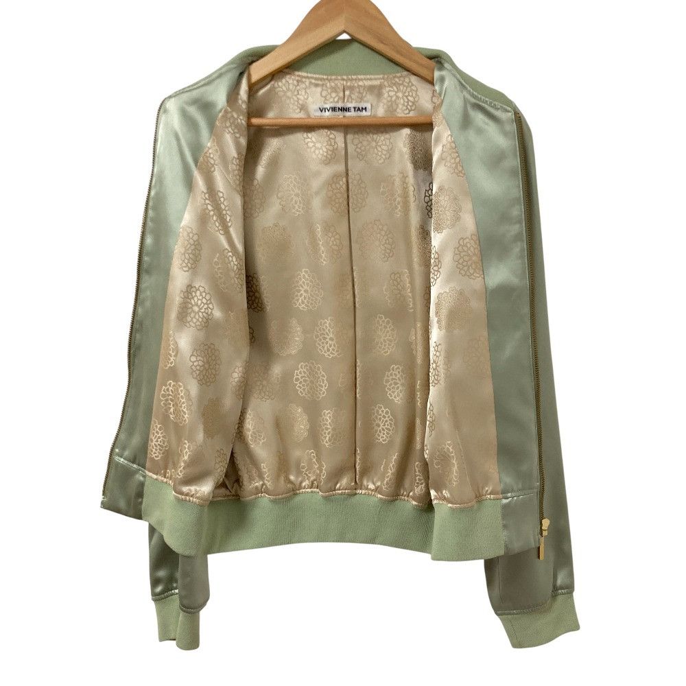 Other Other VIVIENNE TAM Embroidered Satin Jacket Textile Outerwear DUTY FREE for USA Size ONE SIZE - 3 Thumbnail