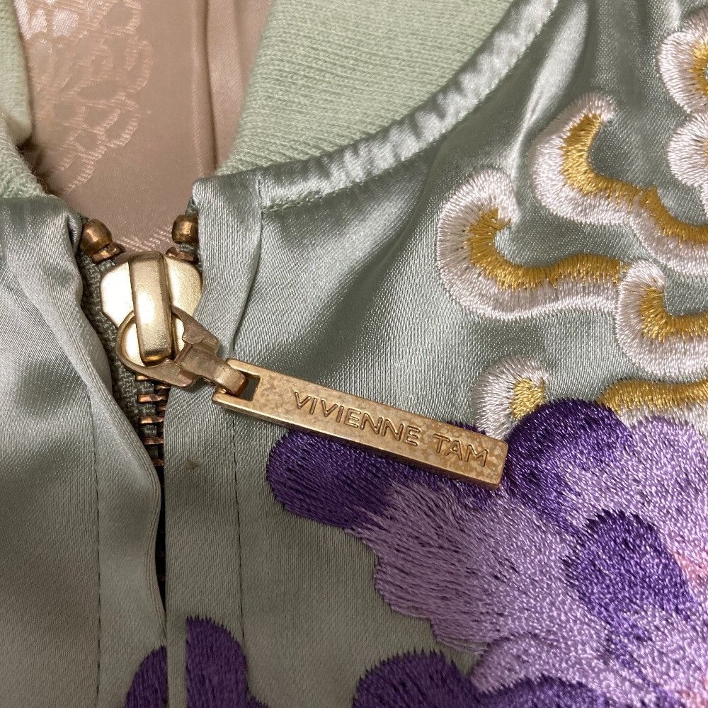 Other Other VIVIENNE TAM Embroidered Satin Jacket Textile Outerwear DUTY FREE for USA Size ONE SIZE - 18 Thumbnail