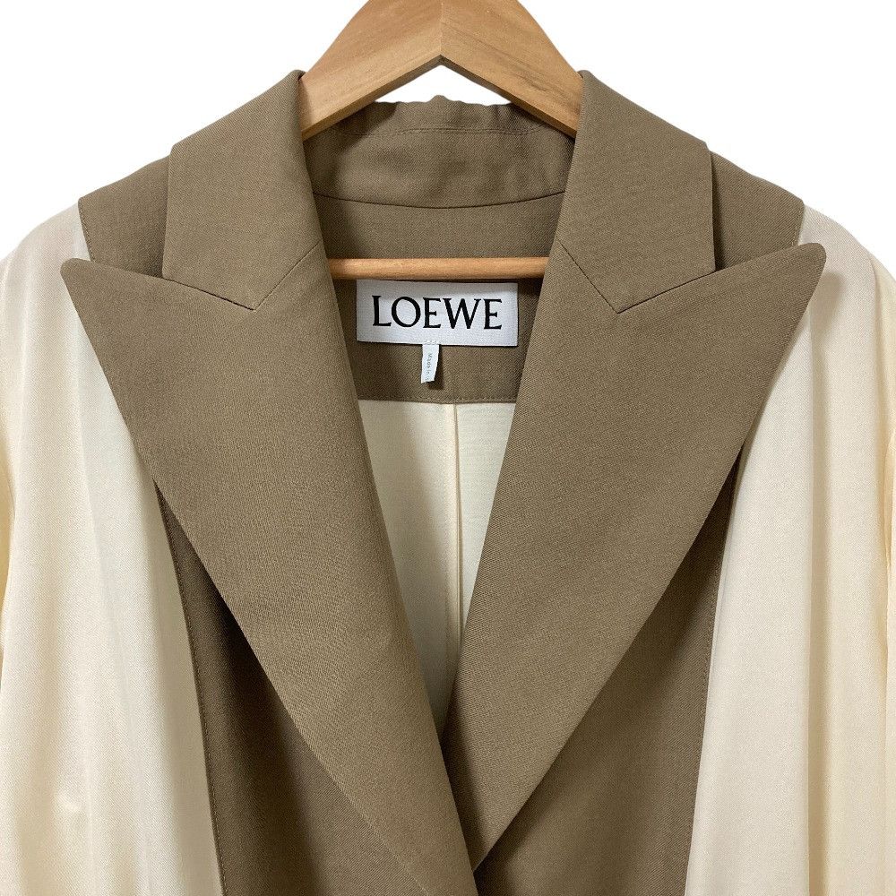 Loewe Loewe Loewe Bimaterial Long Coat Textile Outerwear S540336X41 DUTY FREE for USA Size ONE SIZE - 4 Thumbnail