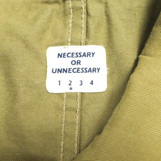 Other Other Necessary or unnecessary FIRE COAT Cotton Coat Textile Outerwear 90011200 DUTY FREE for USA Size ONE SIZE - 4 Thumbnail