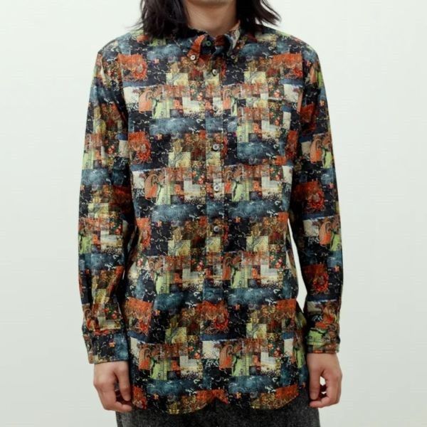 Engineered Garments Engineered Garments Engineered Garments 19 Century BD Shirt Cotton Shirt Textile Dress Shirt DUTY FREE for USA Size ONE SIZE - 3 Thumbnail
