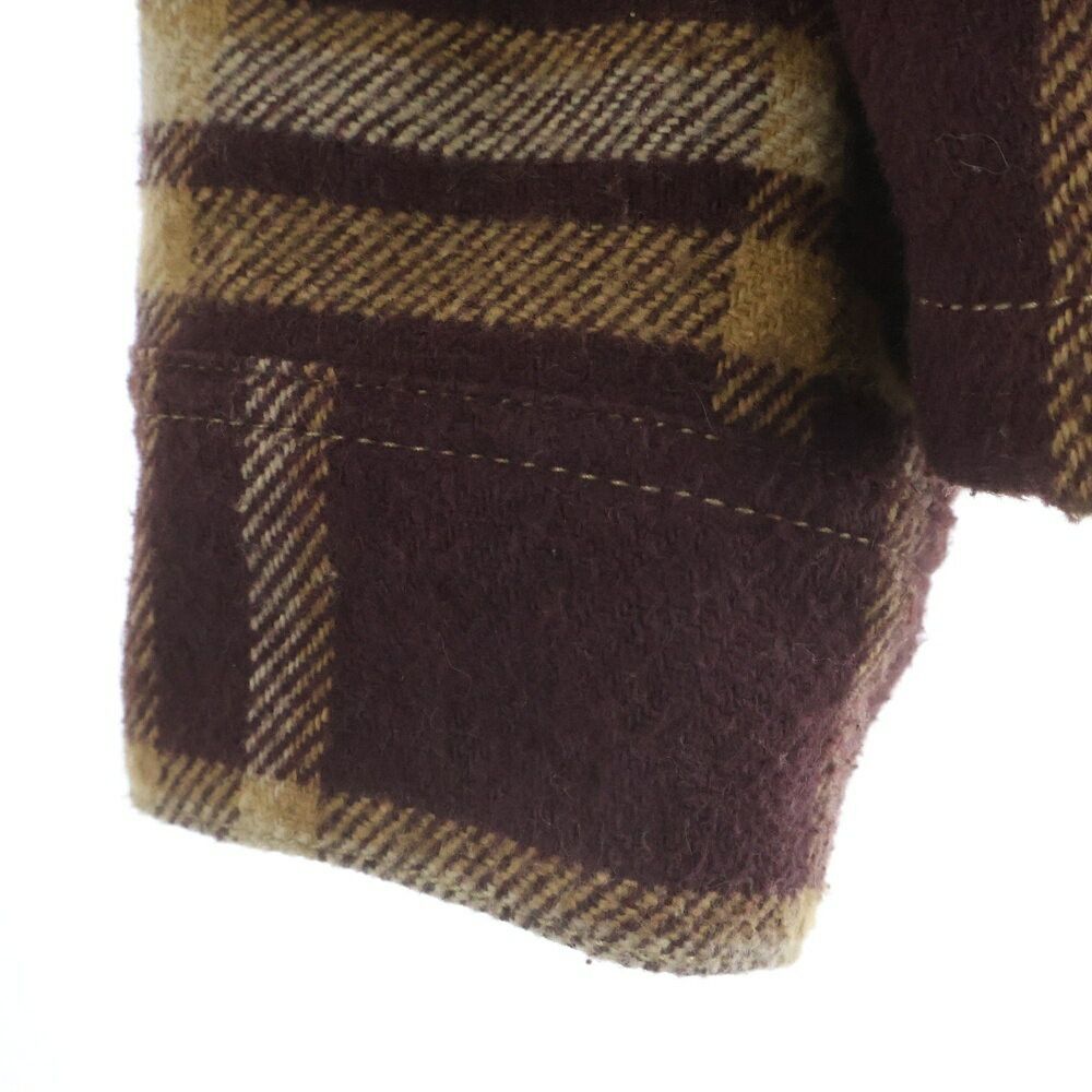 Chrome Hearts Chrome Hearts Work Dog Cross Patch Long Sleeve Check Flannel Shirt Brown Size US XL / EU 56 / 4 - 5 Thumbnail