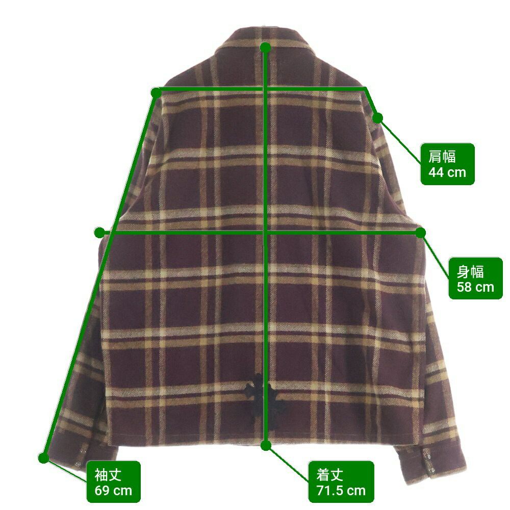 Chrome Hearts Chrome Hearts Work Dog Cross Patch Long Sleeve Check Flannel Shirt Brown Size US XL / EU 56 / 4 - 9 Thumbnail