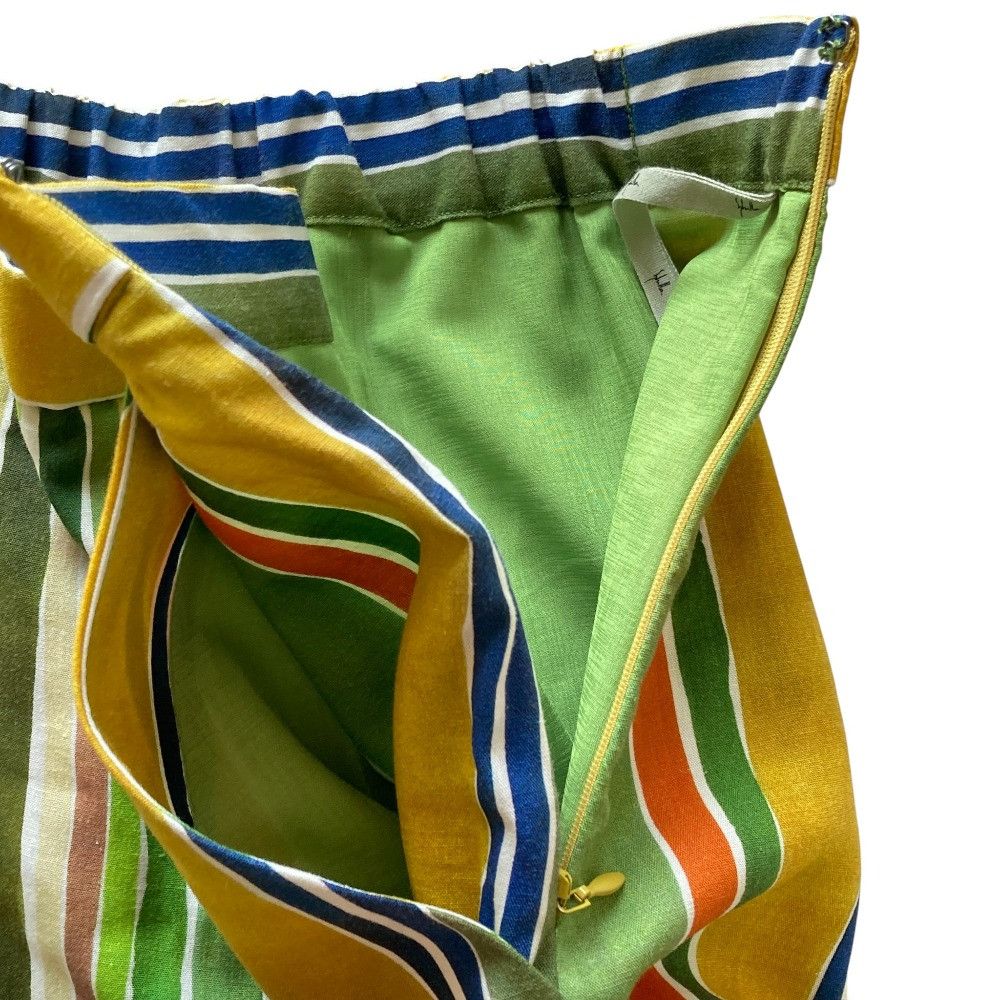 Other Sybilla Linen Blend Stripe Wide Pants Textile Bottoms DUTY FREE for USA