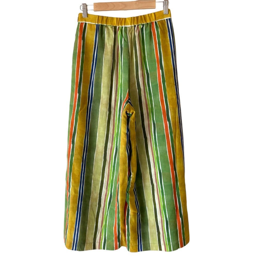 Other Sybilla Linen Blend Stripe Wide Pants Textile Bottoms DUTY FREE for USA