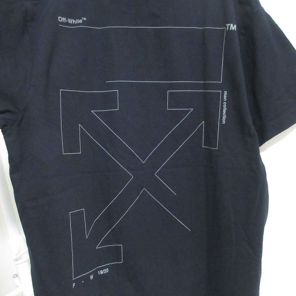 Off-White Off-White Back Arrow Logo Cotton T-shirt Textile T-Shirts DUTY FREE for USA