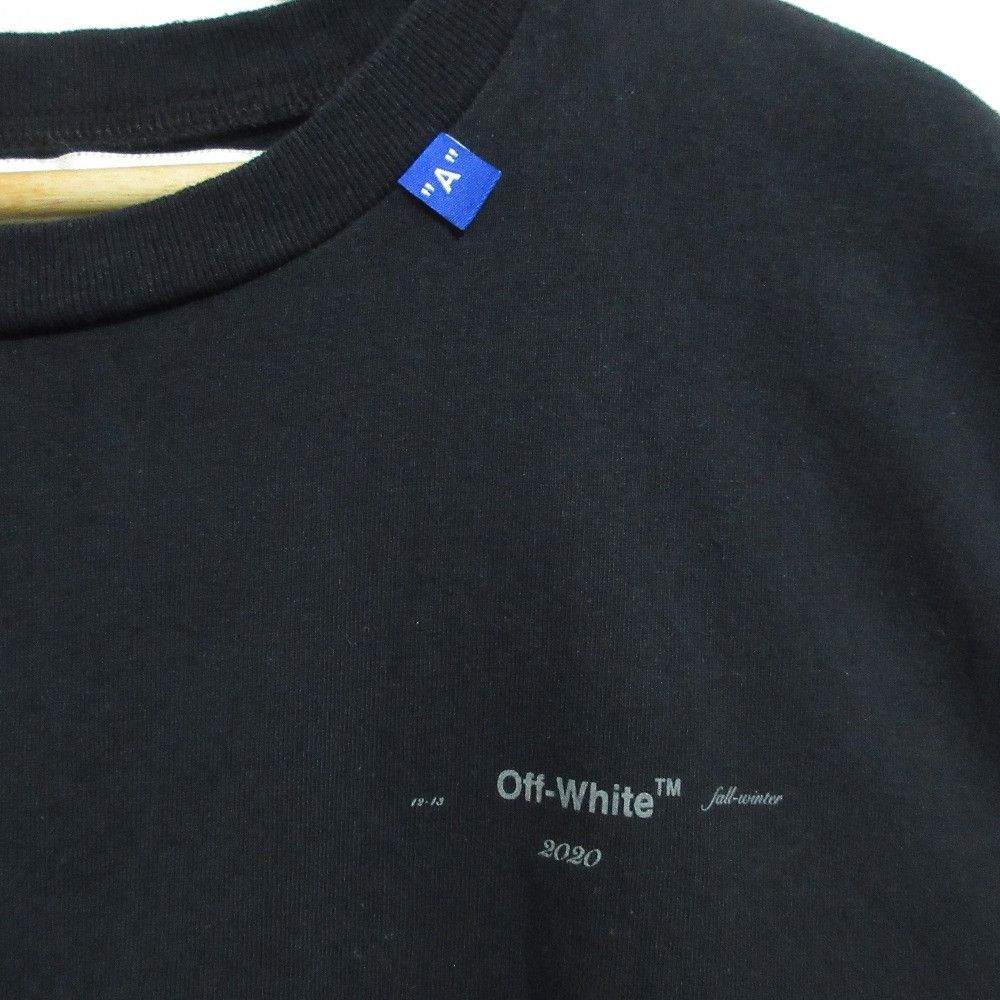 Off-White Off-White Back Arrow Logo Cotton T-shirt Textile T-Shirts DUTY FREE for USA