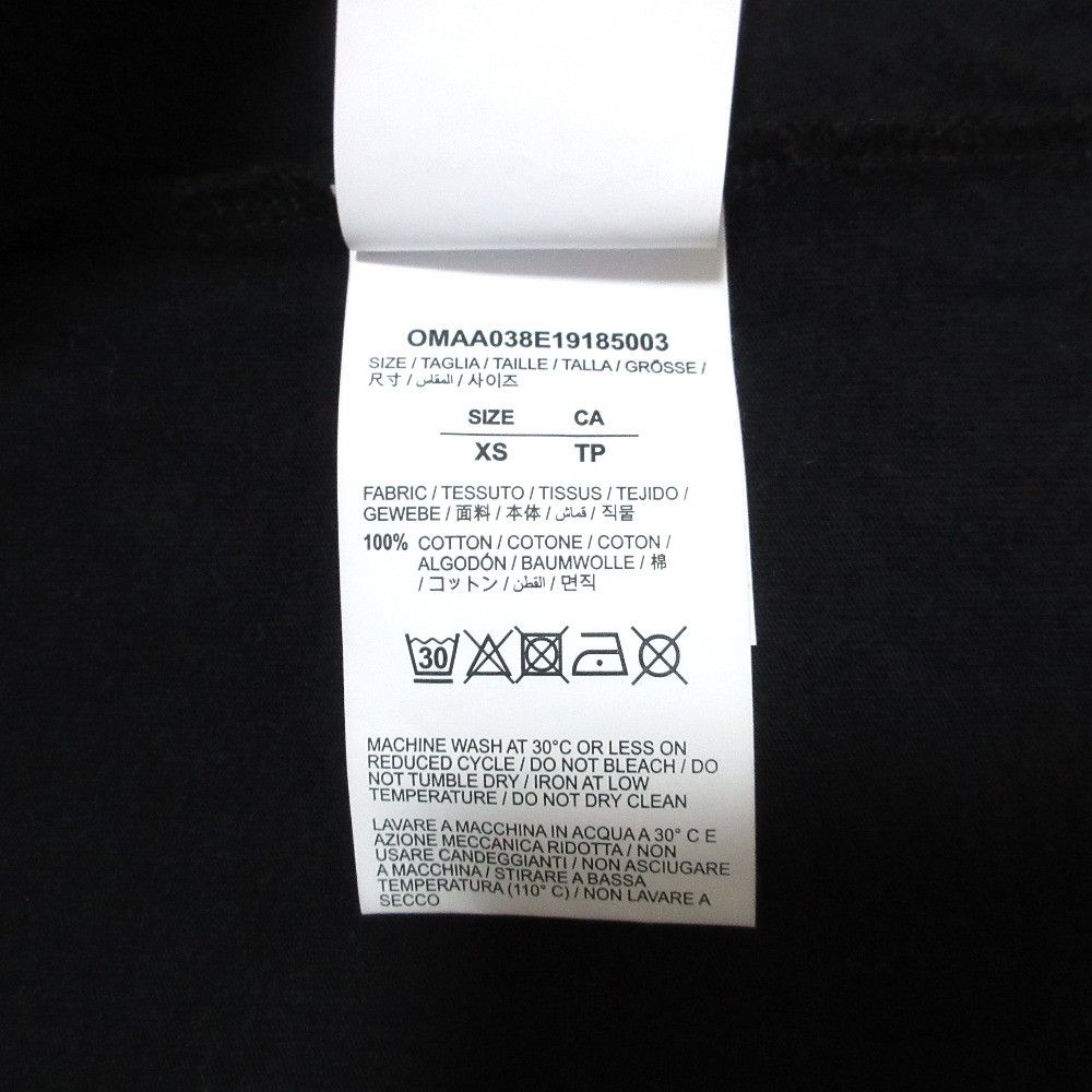 Off-White Off-White Back Arrow Logo Cotton T-shirt Textile T-Shirts DUTY FREE for USA
