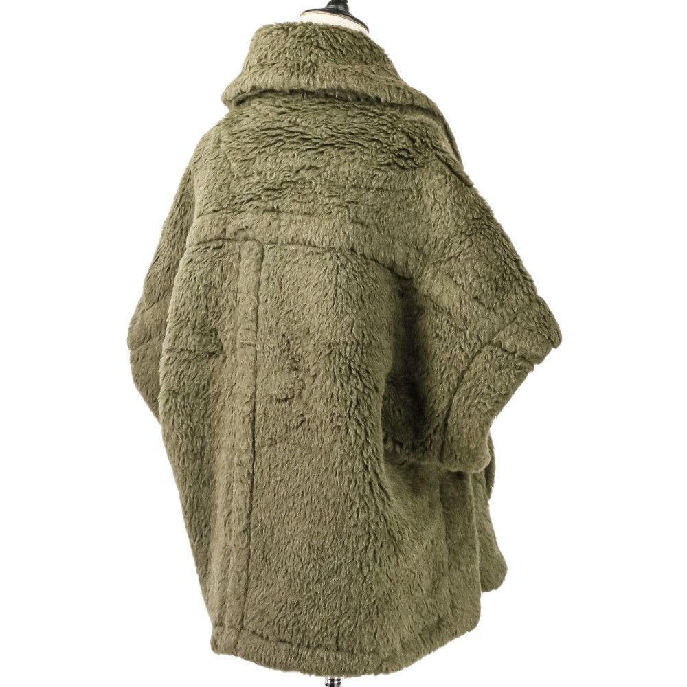 Max Mara Max Mara Max Mara Teddy Bear Wool Cape Fur Outerwear 23473613336 DUTY FREE for USA Size ONE SIZE - 6 Thumbnail