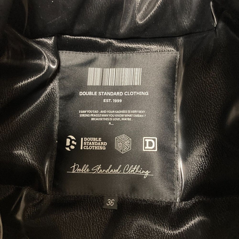 Other Other Double Standard Clothing Faux Leather Down Vest Plastic / Synthetic Outerwear DUTY FREE for USA Size ONE SIZE - 8 Thumbnail