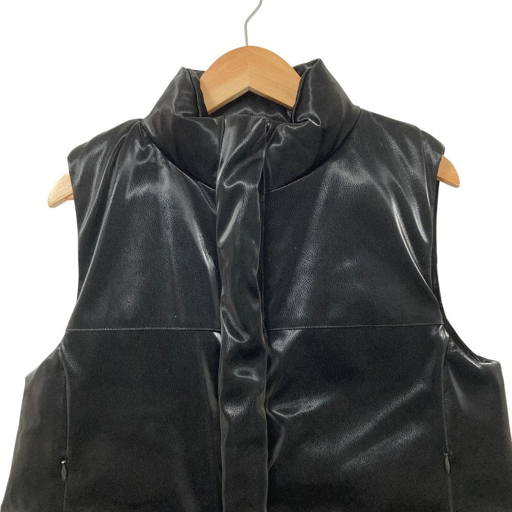Other Other Double Standard Clothing Faux Leather Down Vest Plastic / Synthetic Outerwear DUTY FREE for USA Size ONE SIZE - 5 Thumbnail