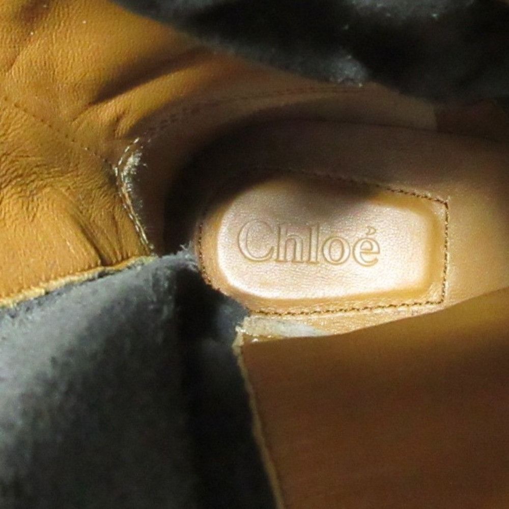 Chloe Chloe Leather Ankle Boots Leather Shoes DUTY FREE for USA