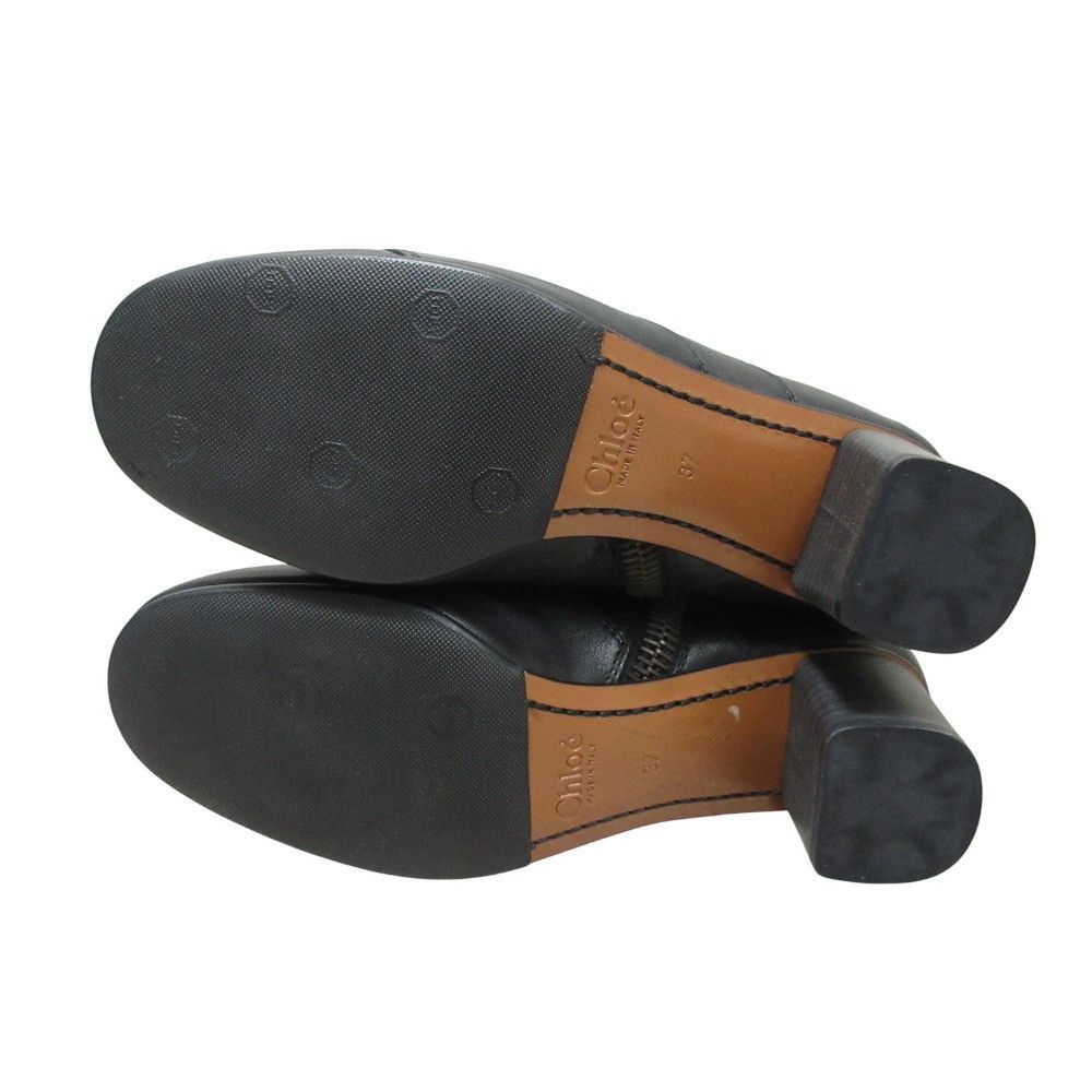 Chloe Chloe Leather Ankle Boots Leather Shoes DUTY FREE for USA