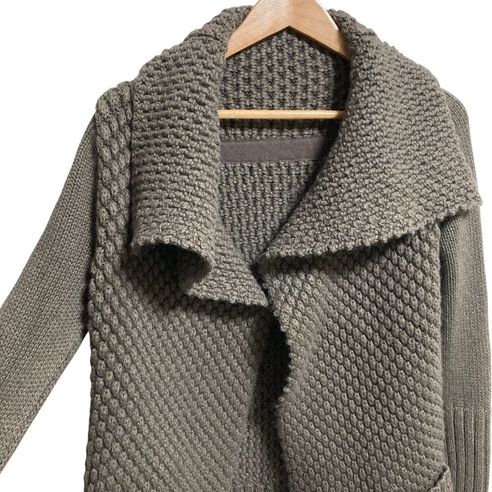 Rick Owens Rick Owens Rick Owens Asymmetric Knit Jacket Textile Outerwear DUTY FREE for USA Size ONE SIZE - 4 Thumbnail