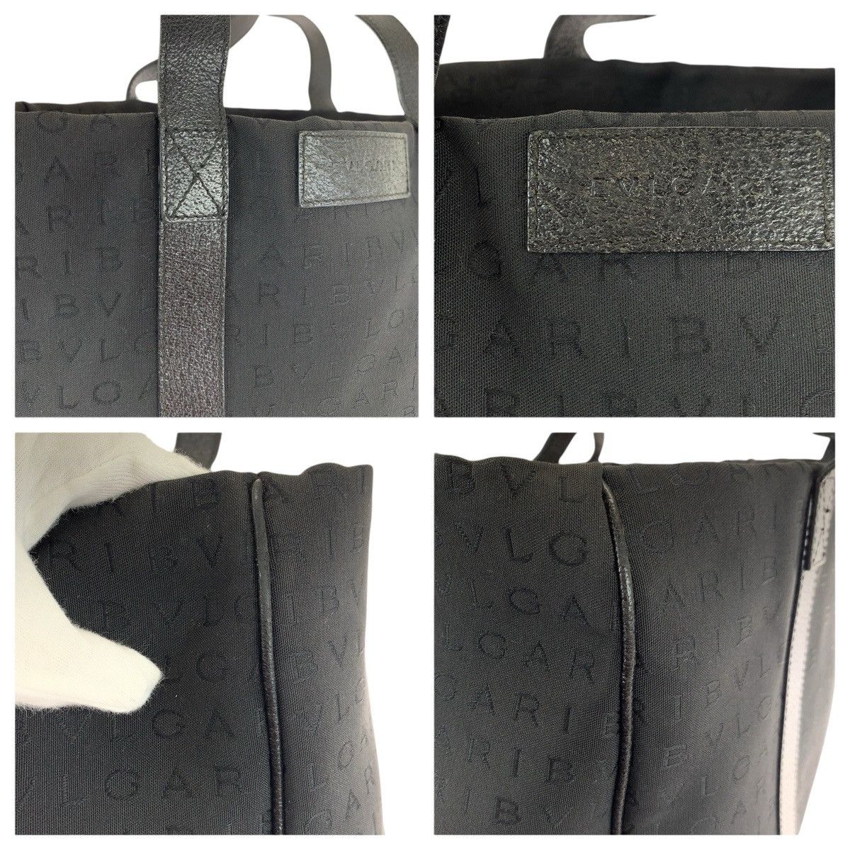 Bvlgari Bvlgari Bvlgari Logo Mania Canvas/Leather 2way bag Textile Shoulder Bag DUTY FREE for USA Size ONE SIZE - 5 Thumbnail