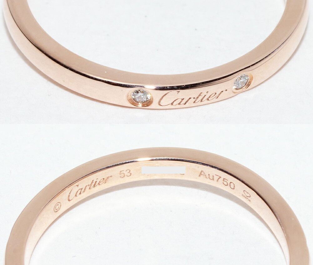 Cartier Cartier Cartier Ballerine Au750 Diamond Ring Size 53 Precious Metal Ring B40986 DUTY FREE for USA Size ONE SIZE - 4 Thumbnail
