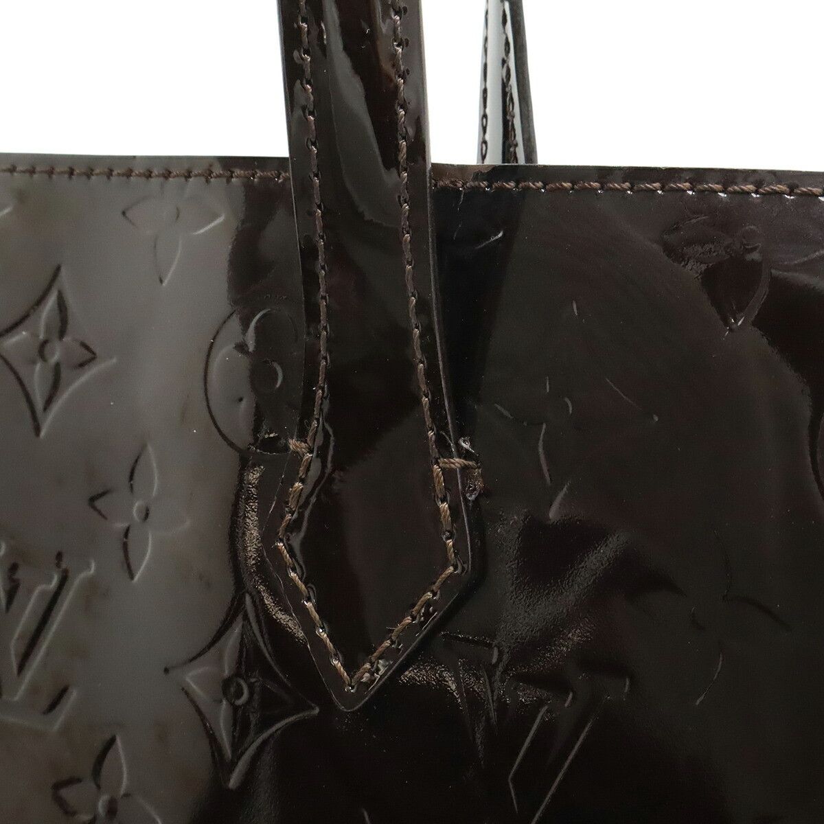 Louis Vuitton Louis Vuitton Louis Vuitton Wilshire PM Monogram Vernis Handbag Leather Tote Bag M93641 DUTY FREE for USA Size ONE SIZE - 8 Thumbnail