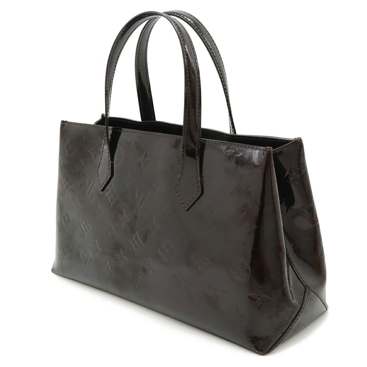 Louis Vuitton Louis Vuitton Louis Vuitton Wilshire PM Monogram Vernis Handbag Leather Tote Bag M93641 DUTY FREE for USA Size ONE SIZE - 2 Thumbnail