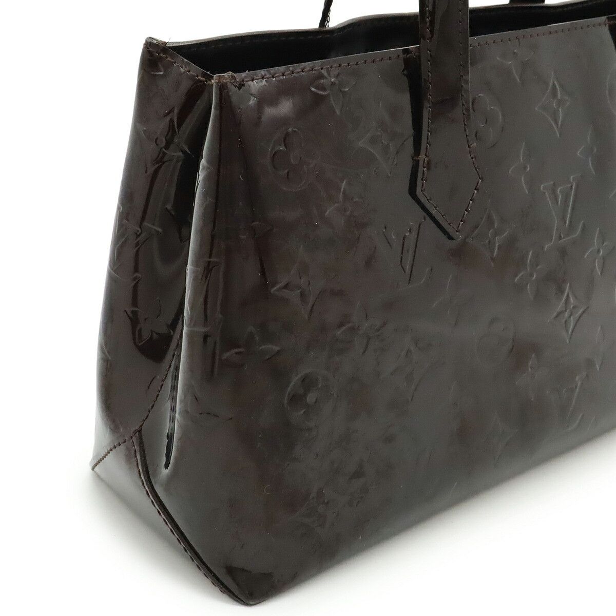 Louis Vuitton Louis Vuitton Louis Vuitton Wilshire PM Monogram Vernis Handbag Leather Tote Bag M93641 DUTY FREE for USA Size ONE SIZE - 6 Thumbnail