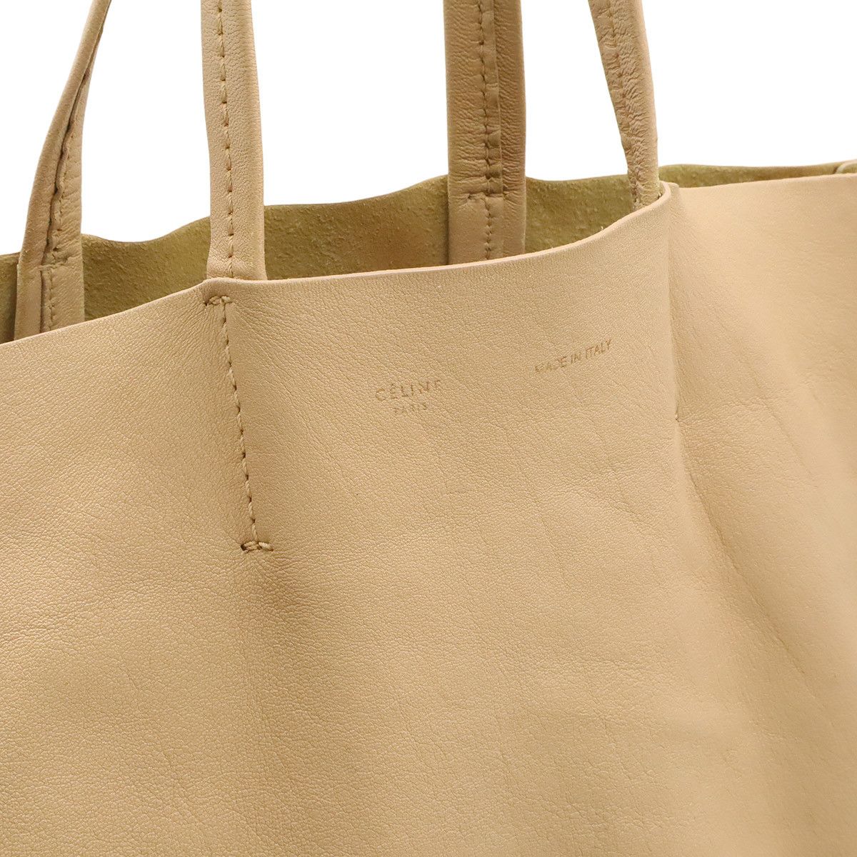 Celine Celine Celine Horizontal Cabas Leather Tote Bag Leather Tote Bag DUTY FREE for USA Size ONE SIZE - 6 Thumbnail