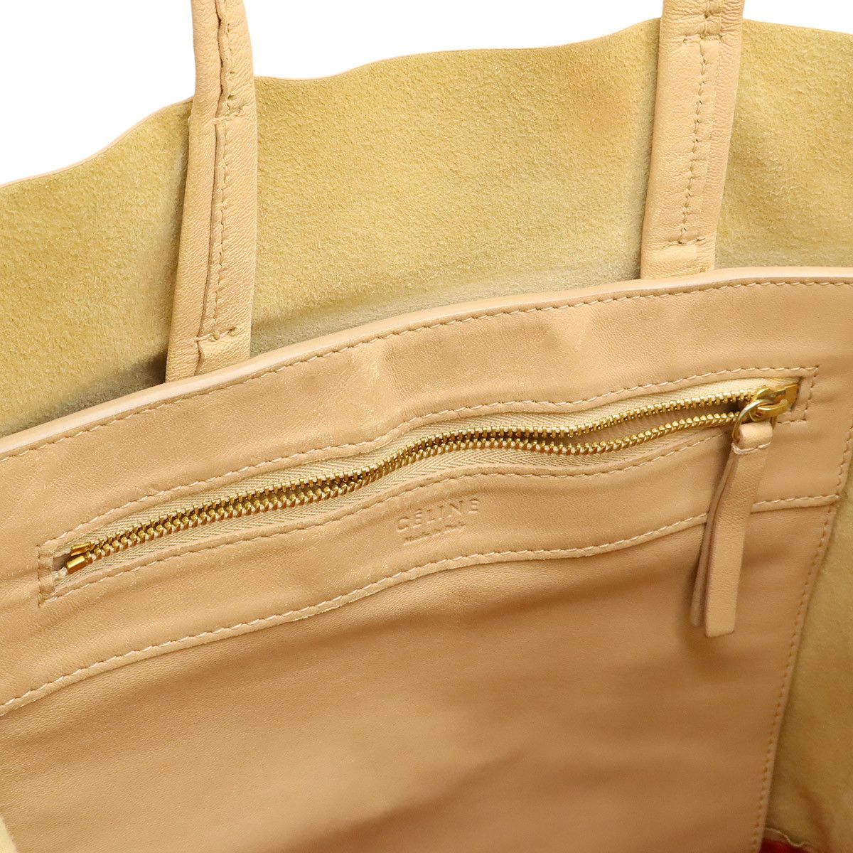 Celine Celine Celine Horizontal Cabas Leather Tote Bag Leather Tote Bag DUTY FREE for USA Size ONE SIZE - 9 Thumbnail