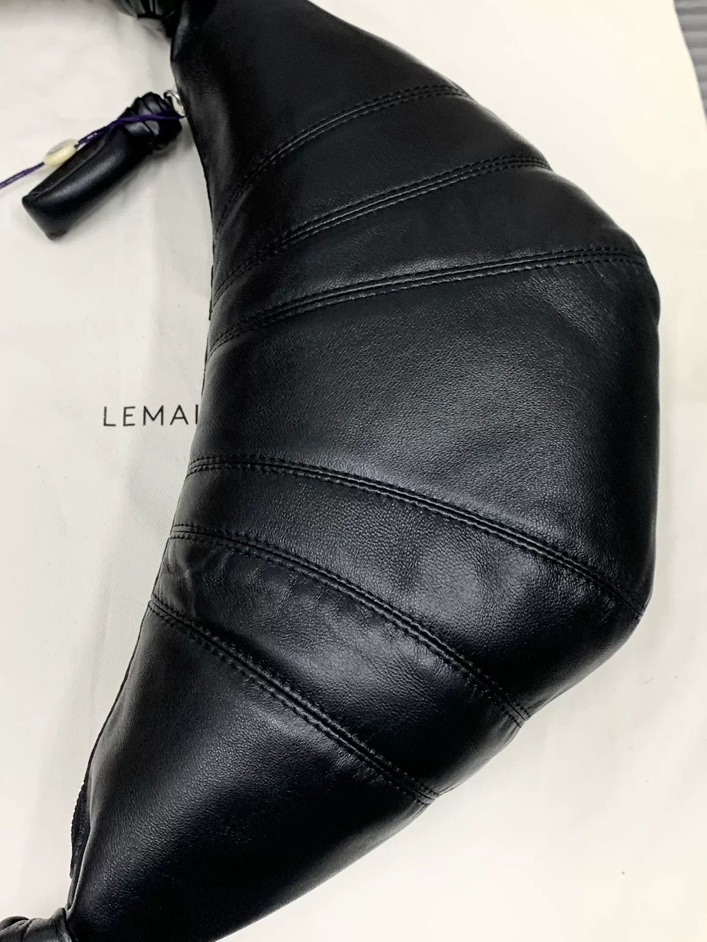 Lemaire Lemaire 25FW Small Black Croissant Bag Size ONE SIZE - 8 Thumbnail