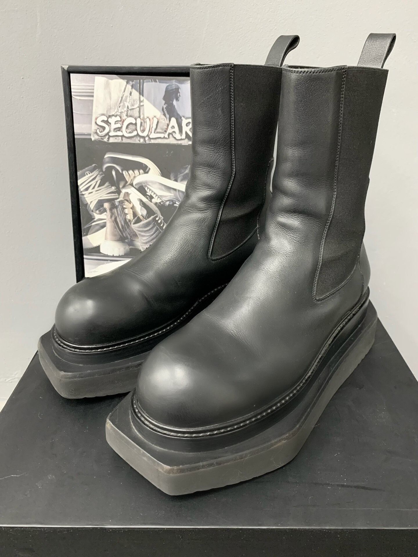 Rick Owens Rick Owens Show Thick Sole High-Top Boots Size US 9 / EU 42 - 3 Thumbnail