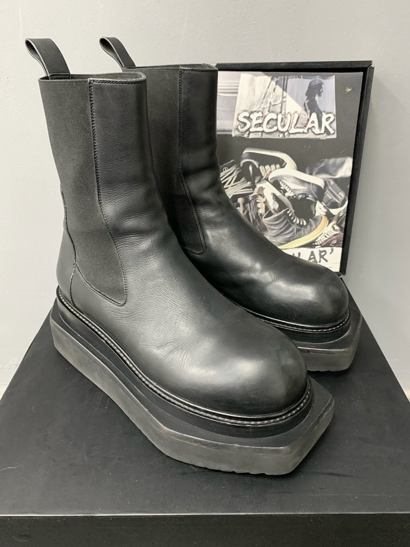 Rick Owens Rick Owens Show Thick Sole High-Top Boots Size US 9 / EU 42 - 4 Thumbnail
