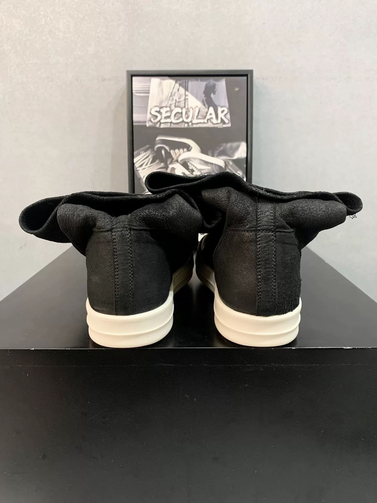 Rick Owens Rick Owens Lambskin Over-the-Knee Boots Size US 5.5 / IT 35.5 - 7 Thumbnail