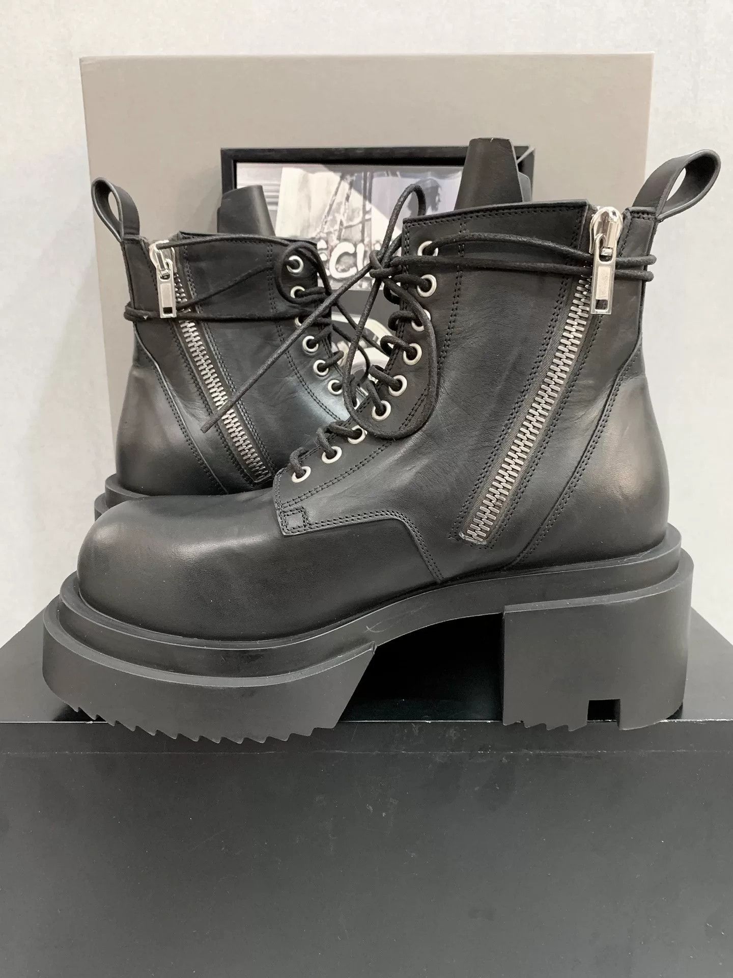 Rick Owens Rick Owens Bogun Show Thick-Soled Boots Size US 6 / EU 39 - 6 Thumbnail