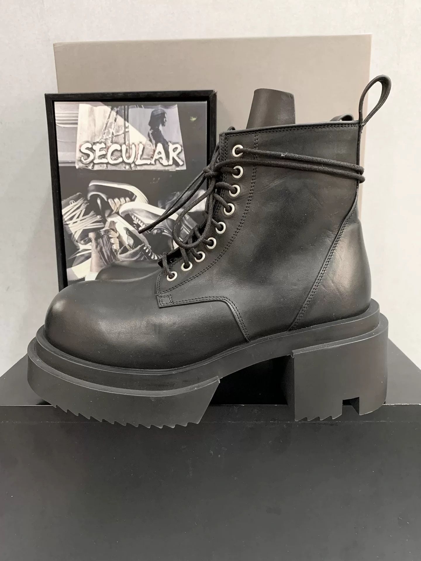 Rick Owens Rick Owens Bogun Show Thick-Soled Boots Size US 6 / EU 39 - 3 Thumbnail
