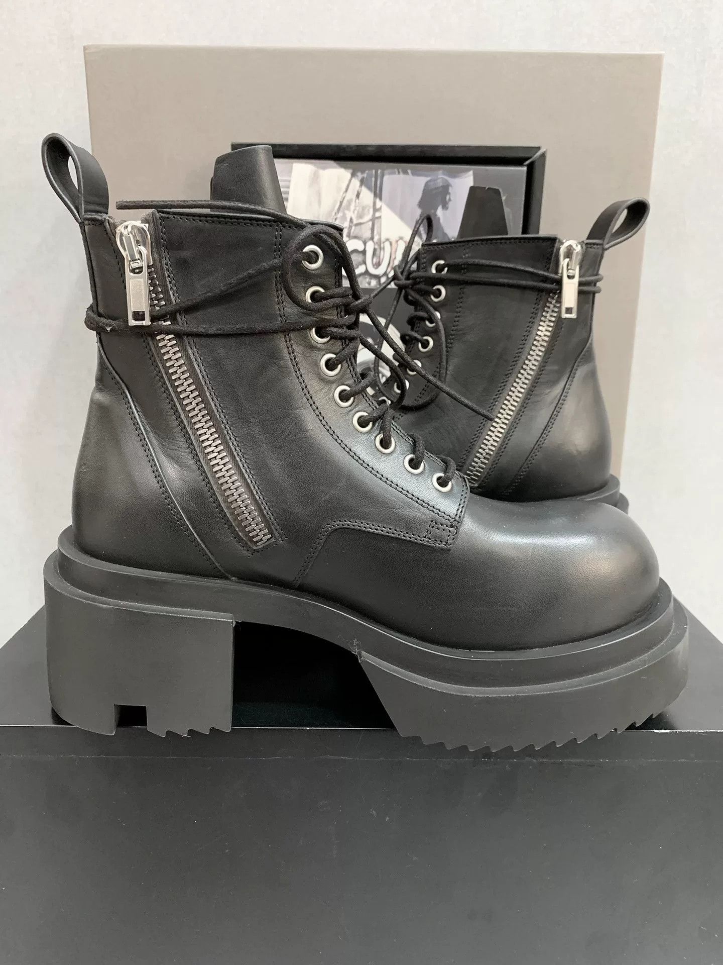Rick Owens Rick Owens Bogun Show Thick-Soled Boots Size US 6 / EU 39 - 5 Thumbnail