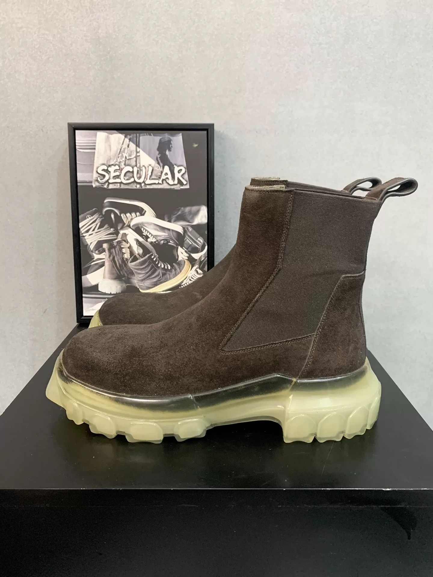 Rick Owens Rick Owens Tractor Chelsea Boots Size US 8 / EU 41 - 3 Thumbnail