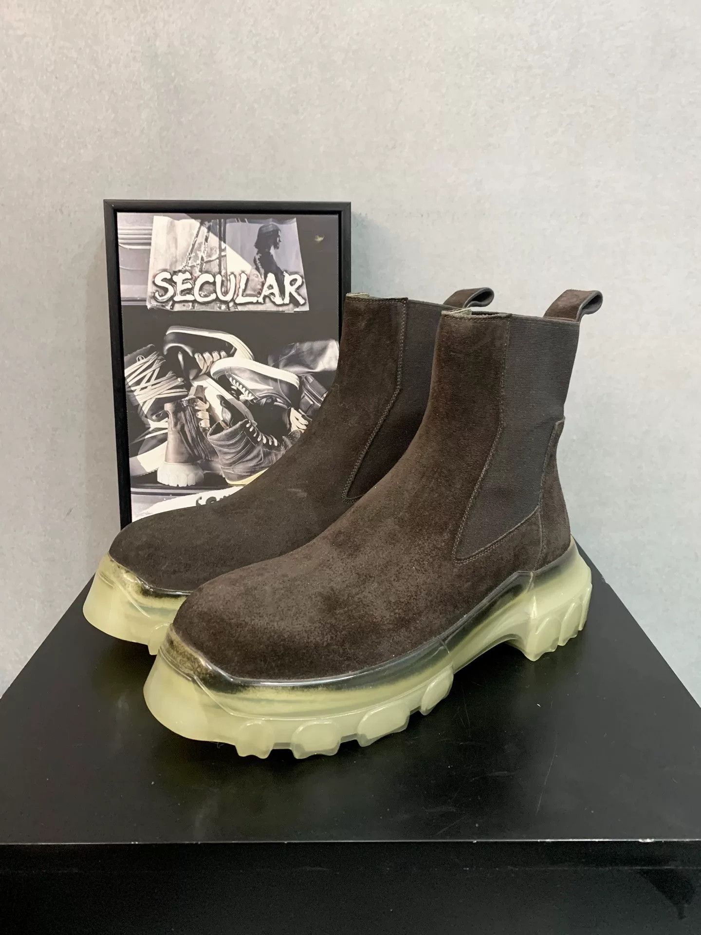 Rick Owens Rick Owens Tractor Chelsea Boots Size US 8 / EU 41 - 4 Thumbnail
