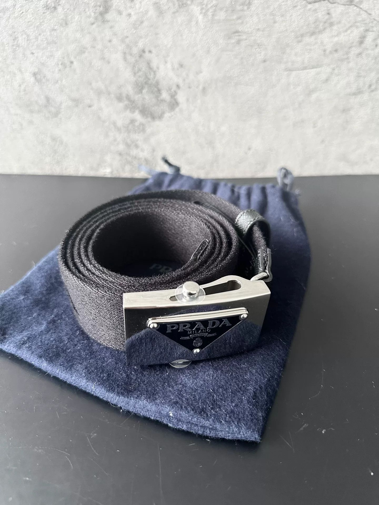 Prada Prada Men's Classic Tower Buckle Belt Size ONE SIZE - 2 Thumbnail