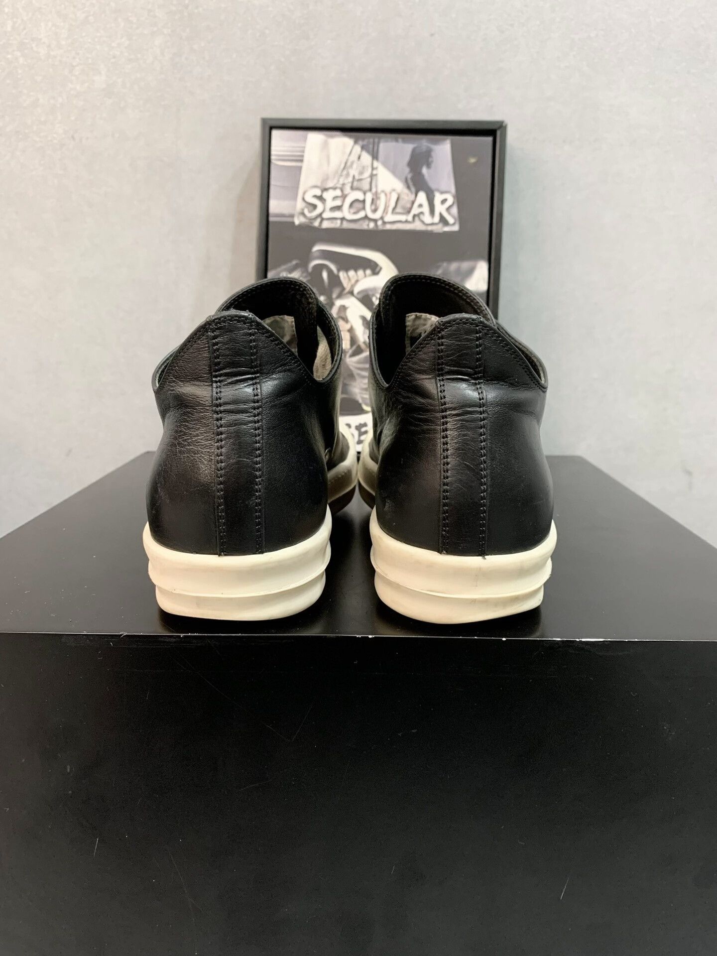 Rick Owens Rick Owens Leather Low-Top Sneakers Size US 8.5 / EU 41-42 - 7 Thumbnail