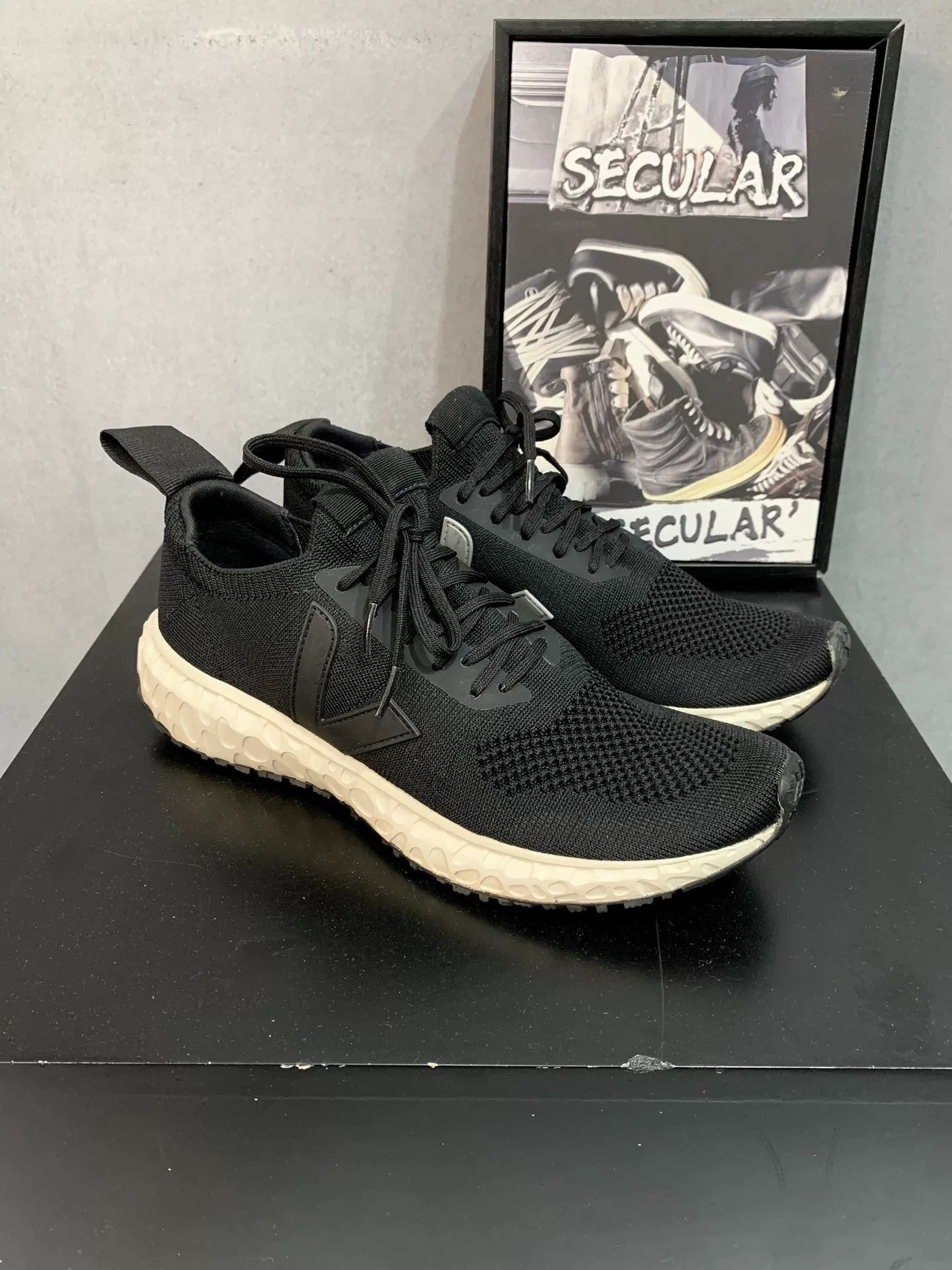 Rick Owens Rick Owens x Veja Collaborative Sneakers Size US 8 / EU 41 - 3 Thumbnail