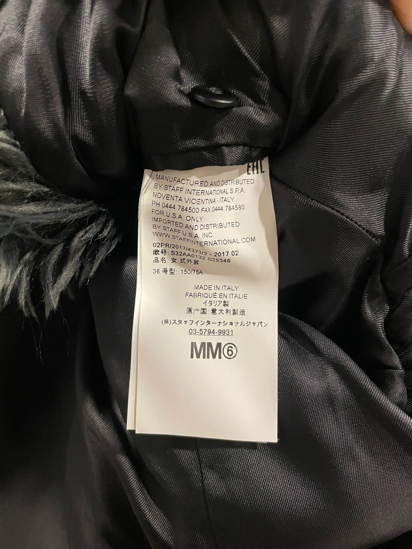 MM6 MM6 Maison Margiela Green Eco-Fur Jacket Size XS / US 0-2 / IT 36-38 - 4 Thumbnail