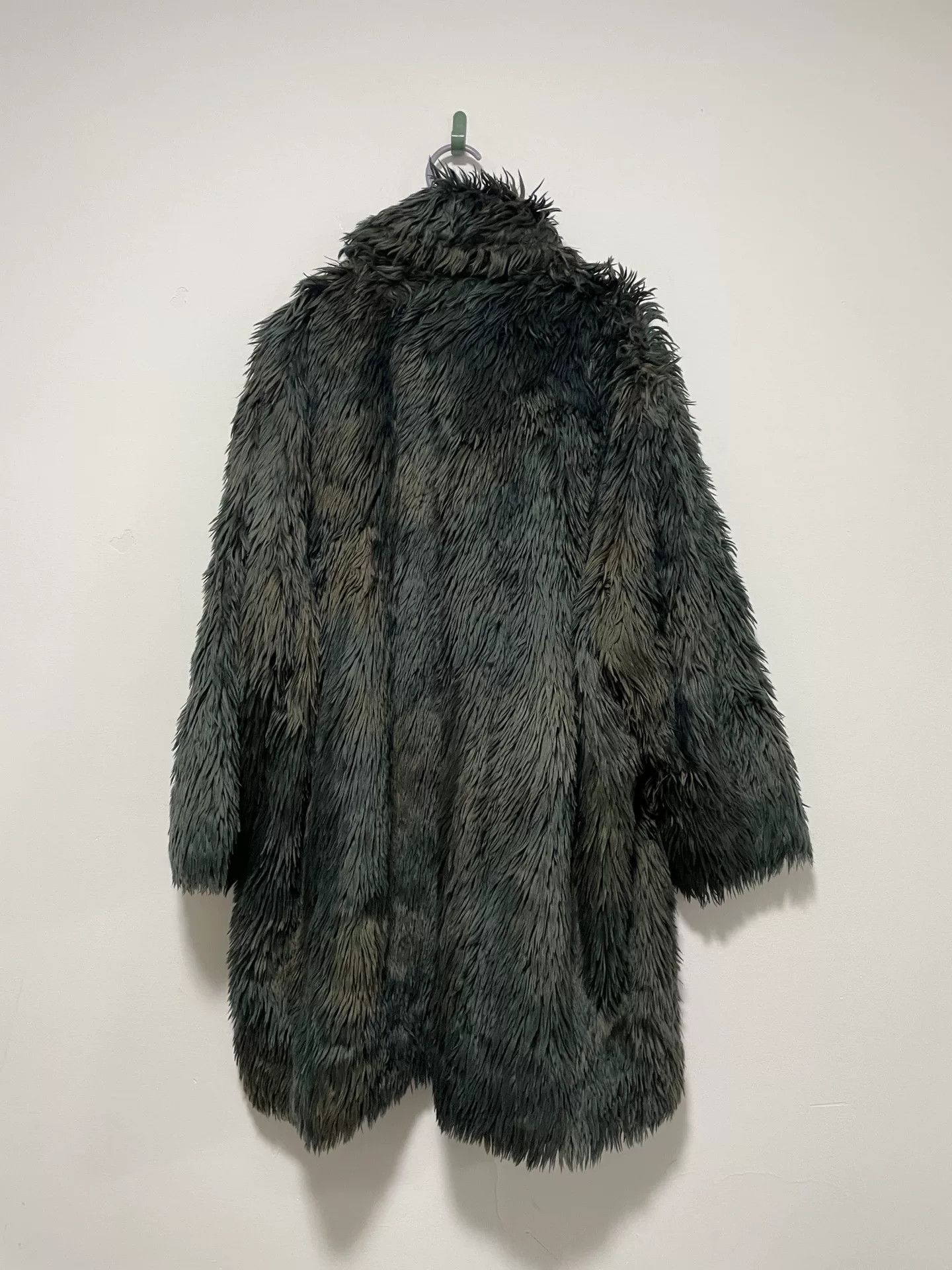 MM6 MM6 Maison Margiela Green Eco-Fur Jacket Size XS / US 0-2 / IT 36-38 - 3 Thumbnail